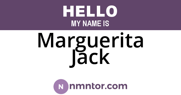 Marguerita Jack