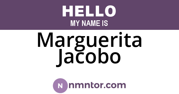 Marguerita Jacobo