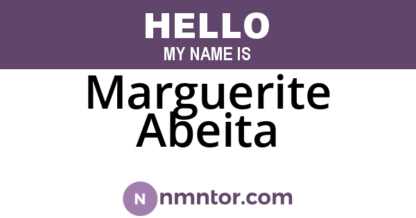 Marguerite Abeita