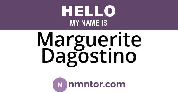 Marguerite Dagostino