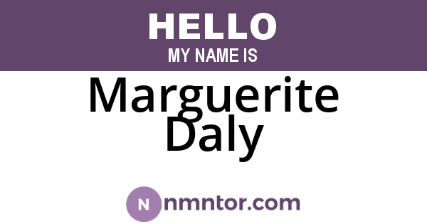 Marguerite Daly