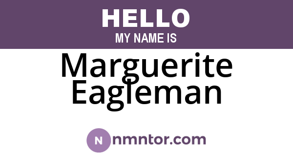 Marguerite Eagleman