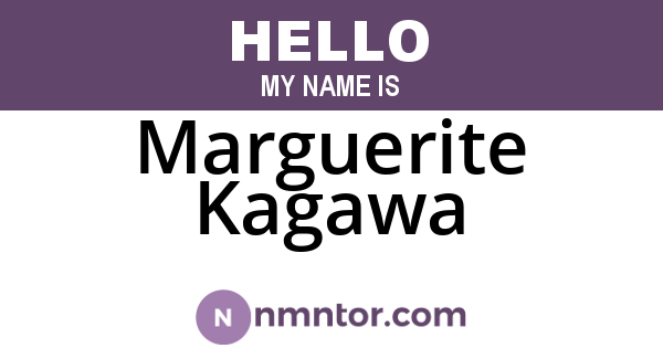 Marguerite Kagawa