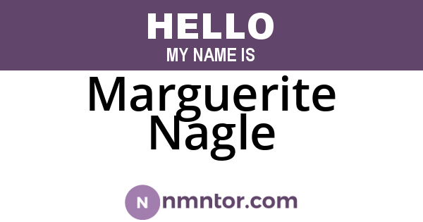 Marguerite Nagle