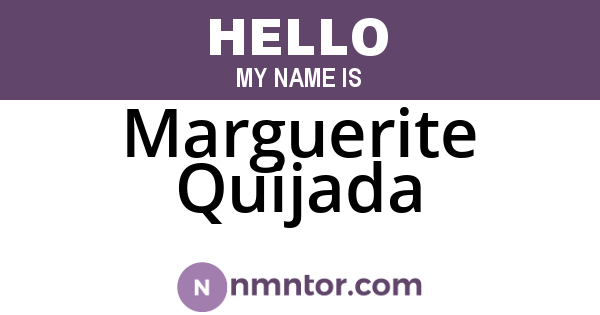 Marguerite Quijada