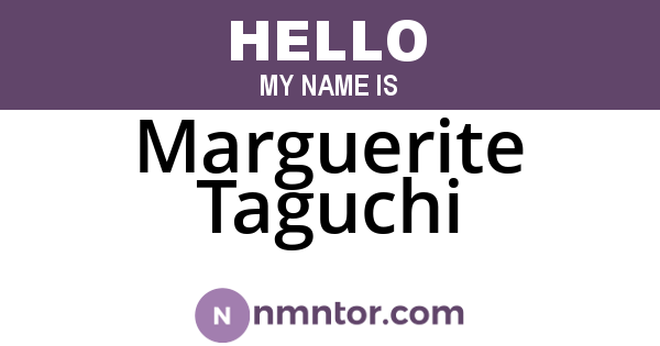 Marguerite Taguchi