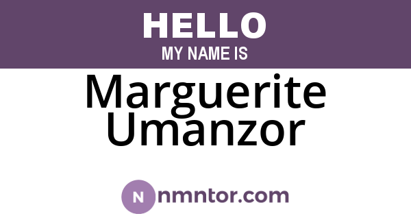 Marguerite Umanzor