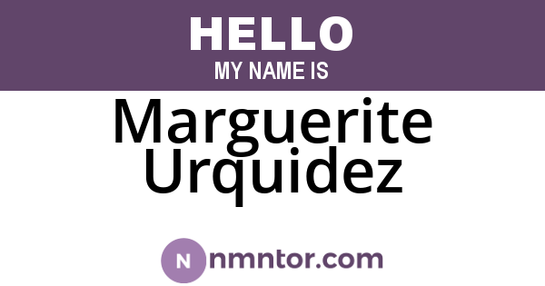Marguerite Urquidez