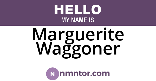 Marguerite Waggoner