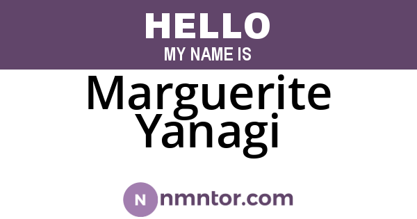 Marguerite Yanagi