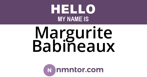 Margurite Babineaux