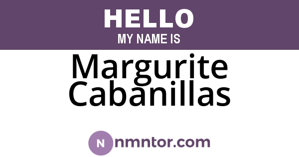 Margurite Cabanillas