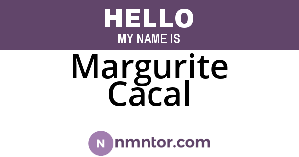 Margurite Cacal