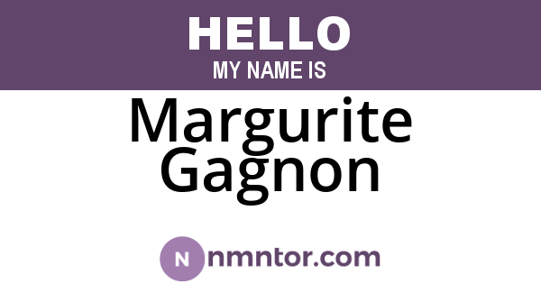 Margurite Gagnon