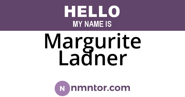 Margurite Ladner