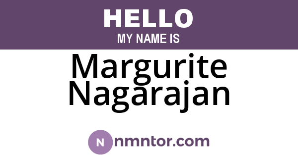 Margurite Nagarajan