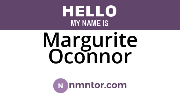 Margurite Oconnor