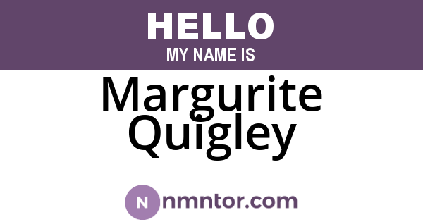 Margurite Quigley