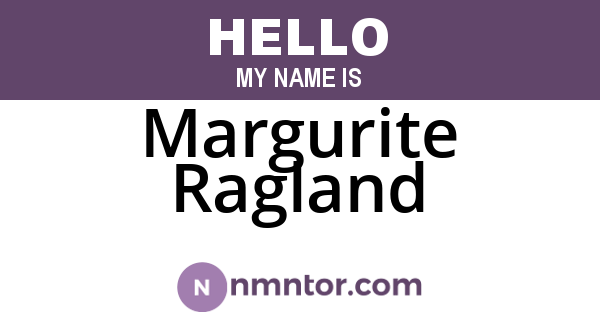 Margurite Ragland