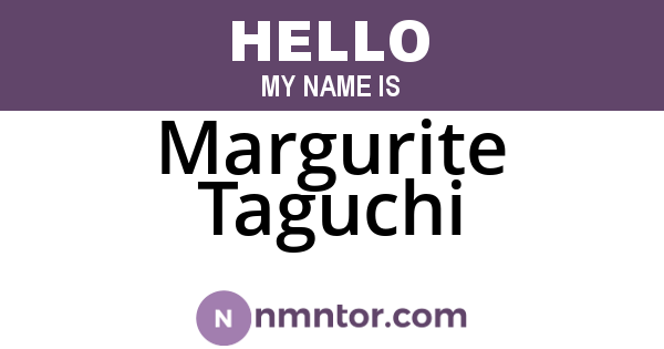Margurite Taguchi
