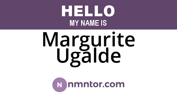 Margurite Ugalde