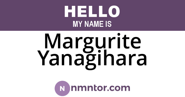 Margurite Yanagihara