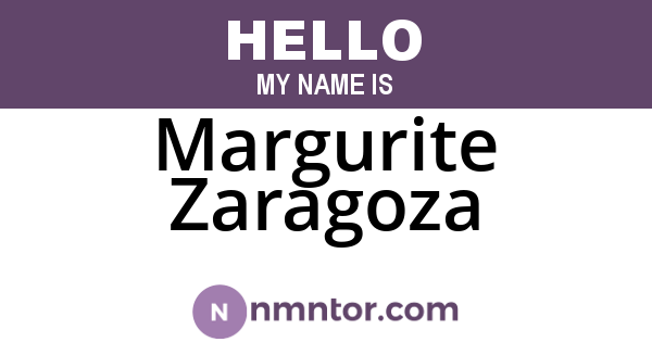 Margurite Zaragoza