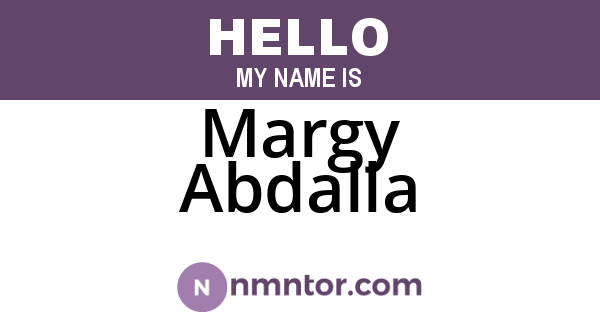 Margy Abdalla