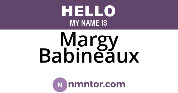 Margy Babineaux
