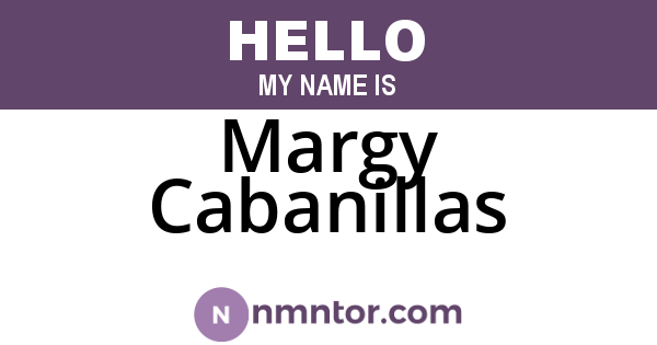 Margy Cabanillas