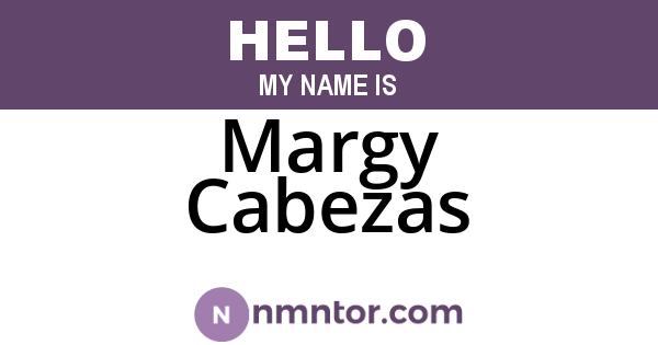 Margy Cabezas