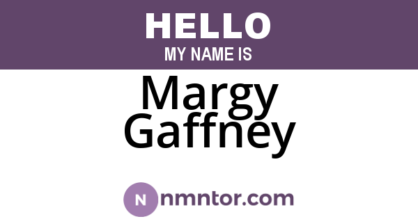 Margy Gaffney