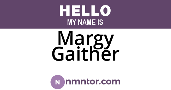 Margy Gaither