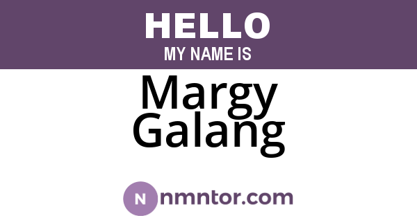 Margy Galang