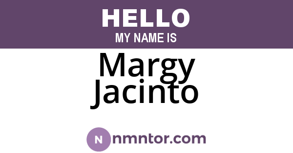 Margy Jacinto
