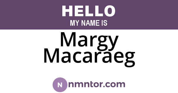 Margy Macaraeg