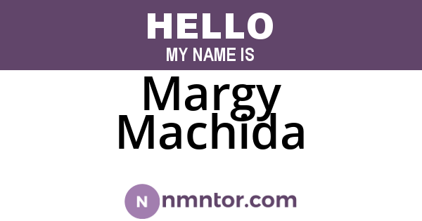 Margy Machida