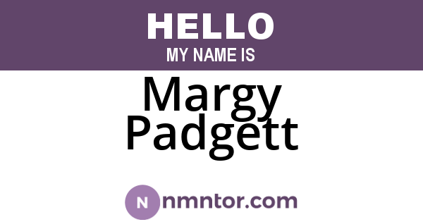 Margy Padgett