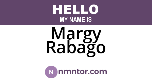 Margy Rabago