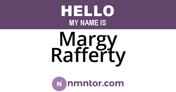 Margy Rafferty