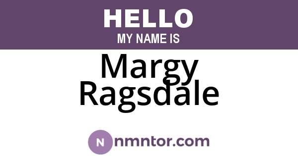 Margy Ragsdale