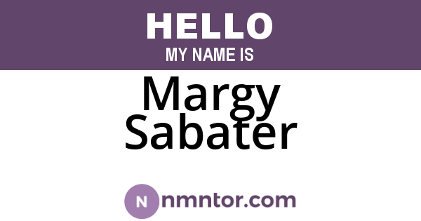 Margy Sabater