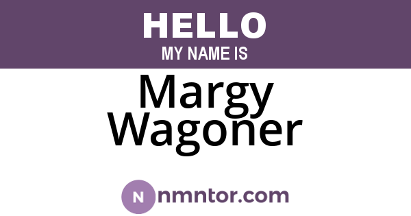 Margy Wagoner
