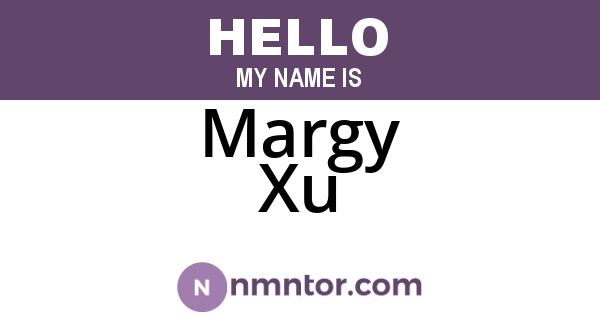 Margy Xu