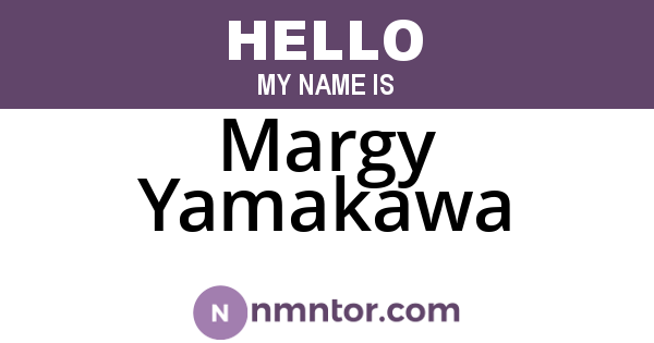 Margy Yamakawa