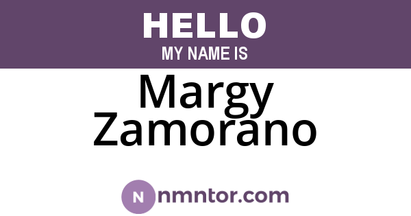 Margy Zamorano