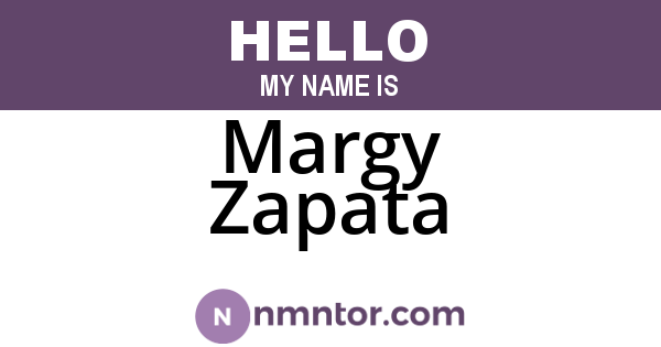 Margy Zapata