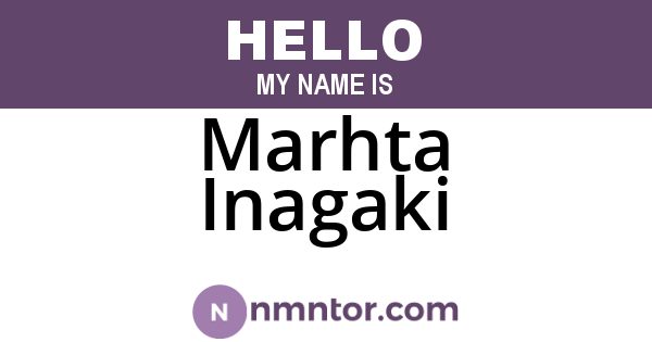 Marhta Inagaki