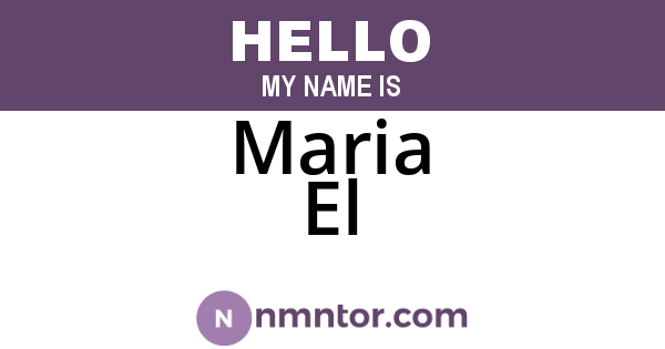 Maria El