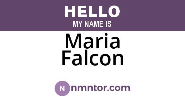 Maria Falcon